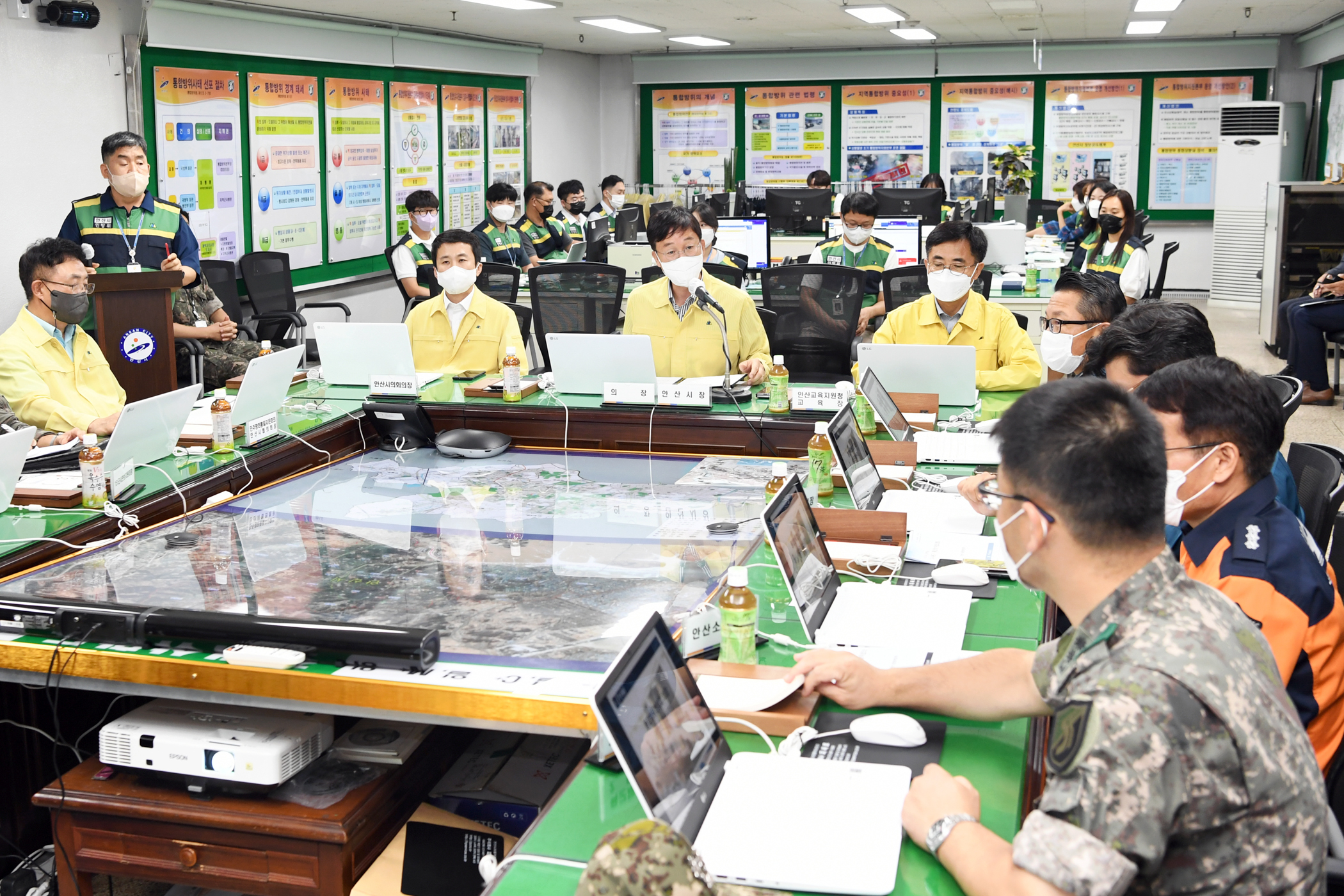 안산시, 을지연습 앞두고 통합방위협의회 개최